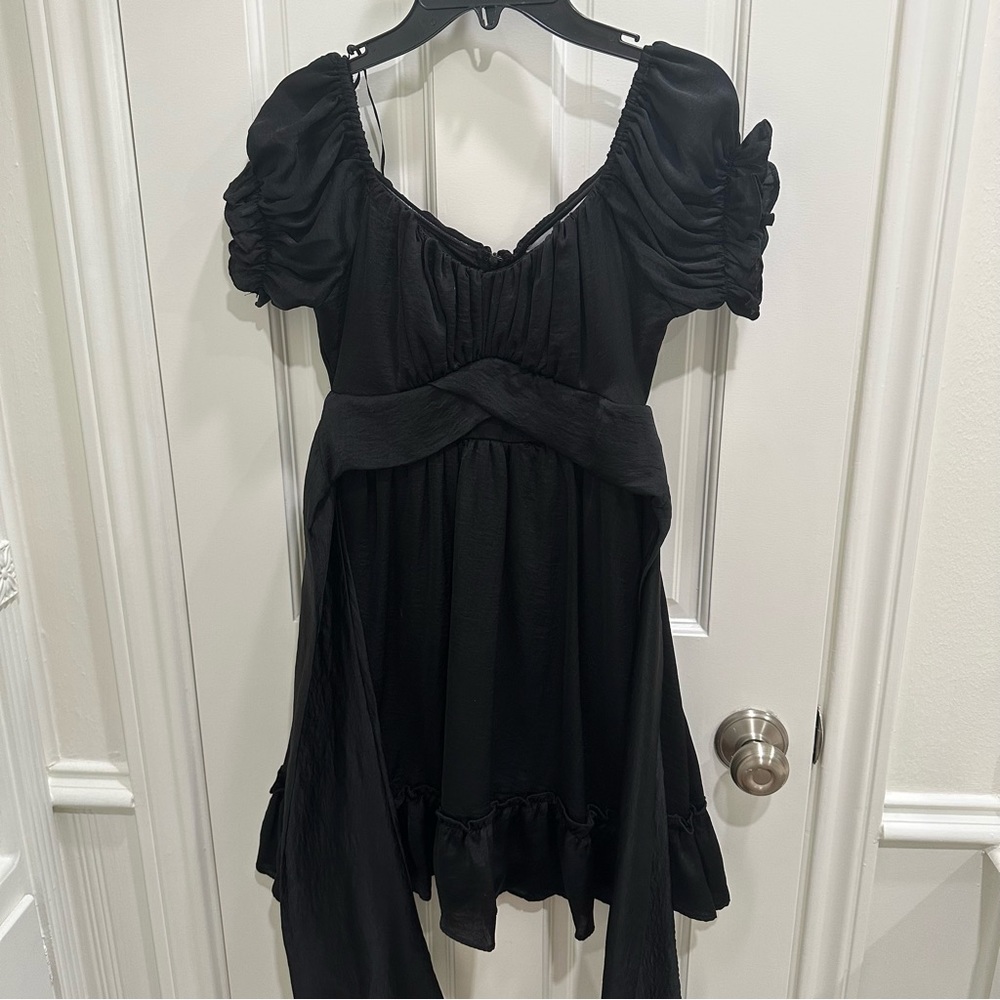 Black Bow Tie Dress